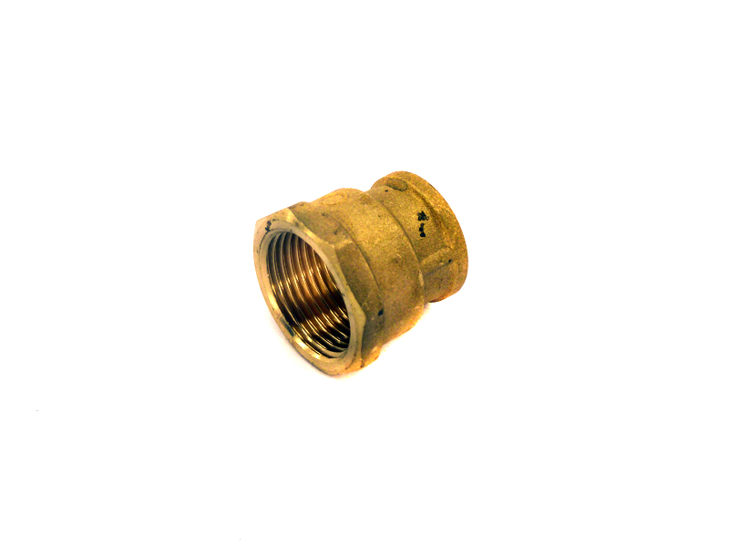 Messing Reduziermuffe 1/2" IG x 3/8" IG