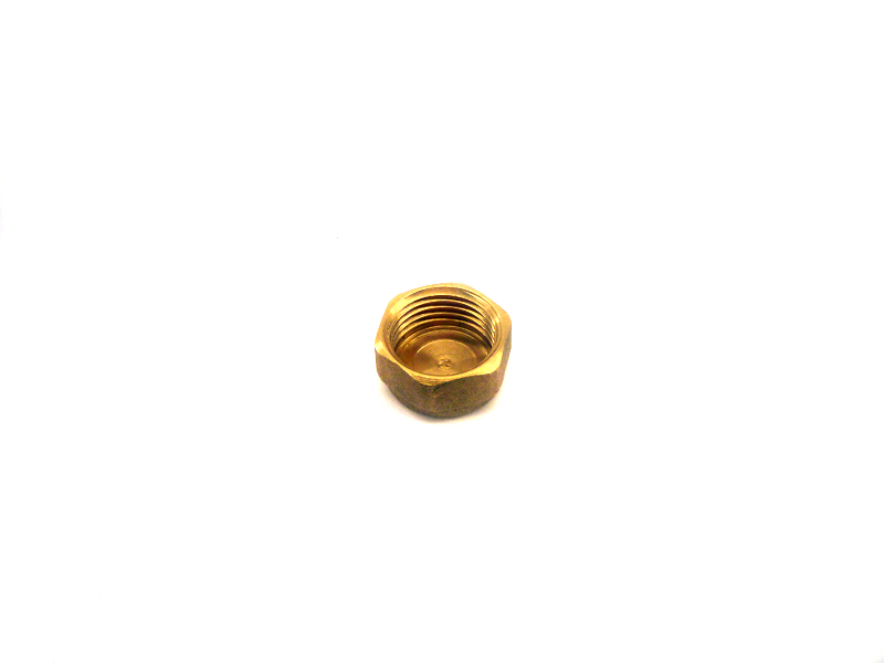 Messing Kappe 3/4" IG