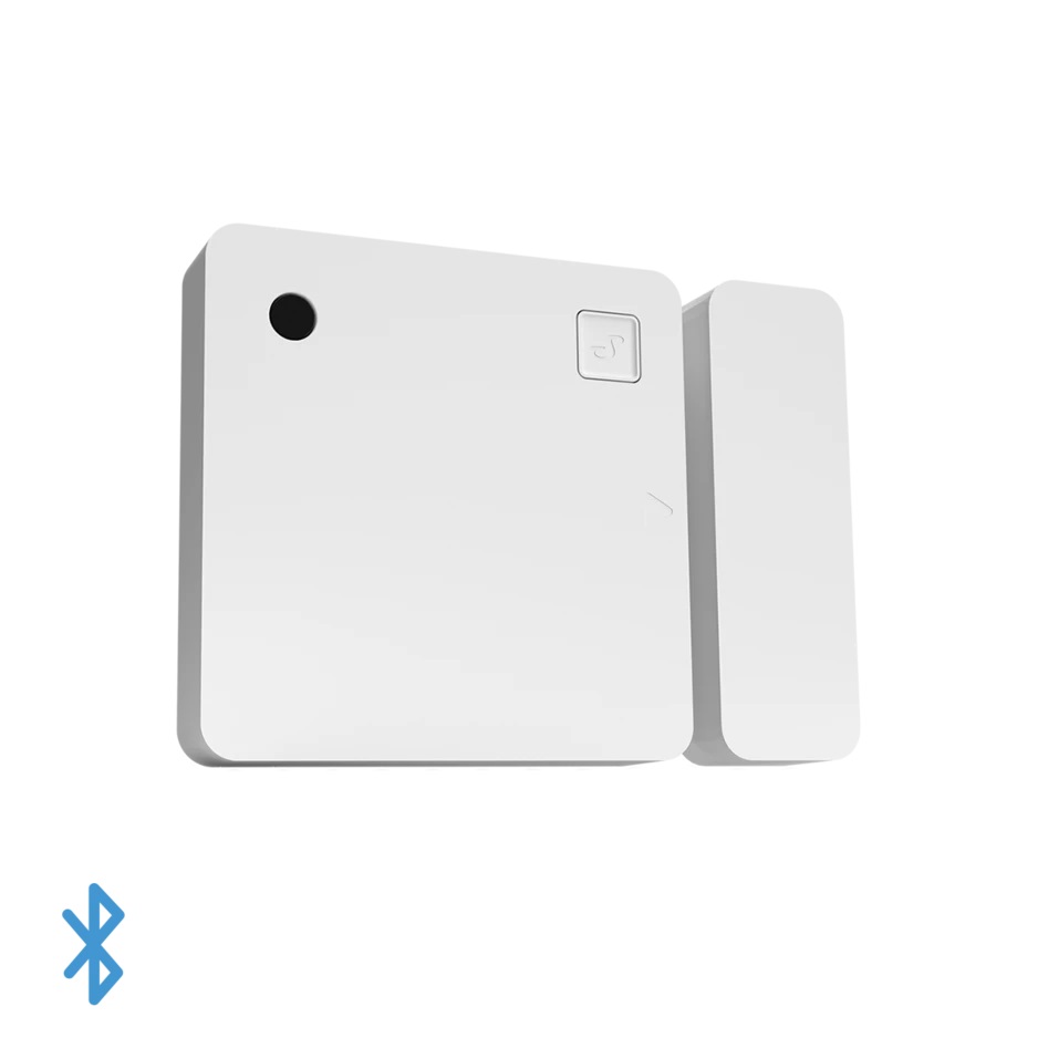 Shelly Blu Door Window, Farbe weiß, akkubetriebener Bluetooth Tür- und Fensterkontakt, Neigungs- und Lichtsensor