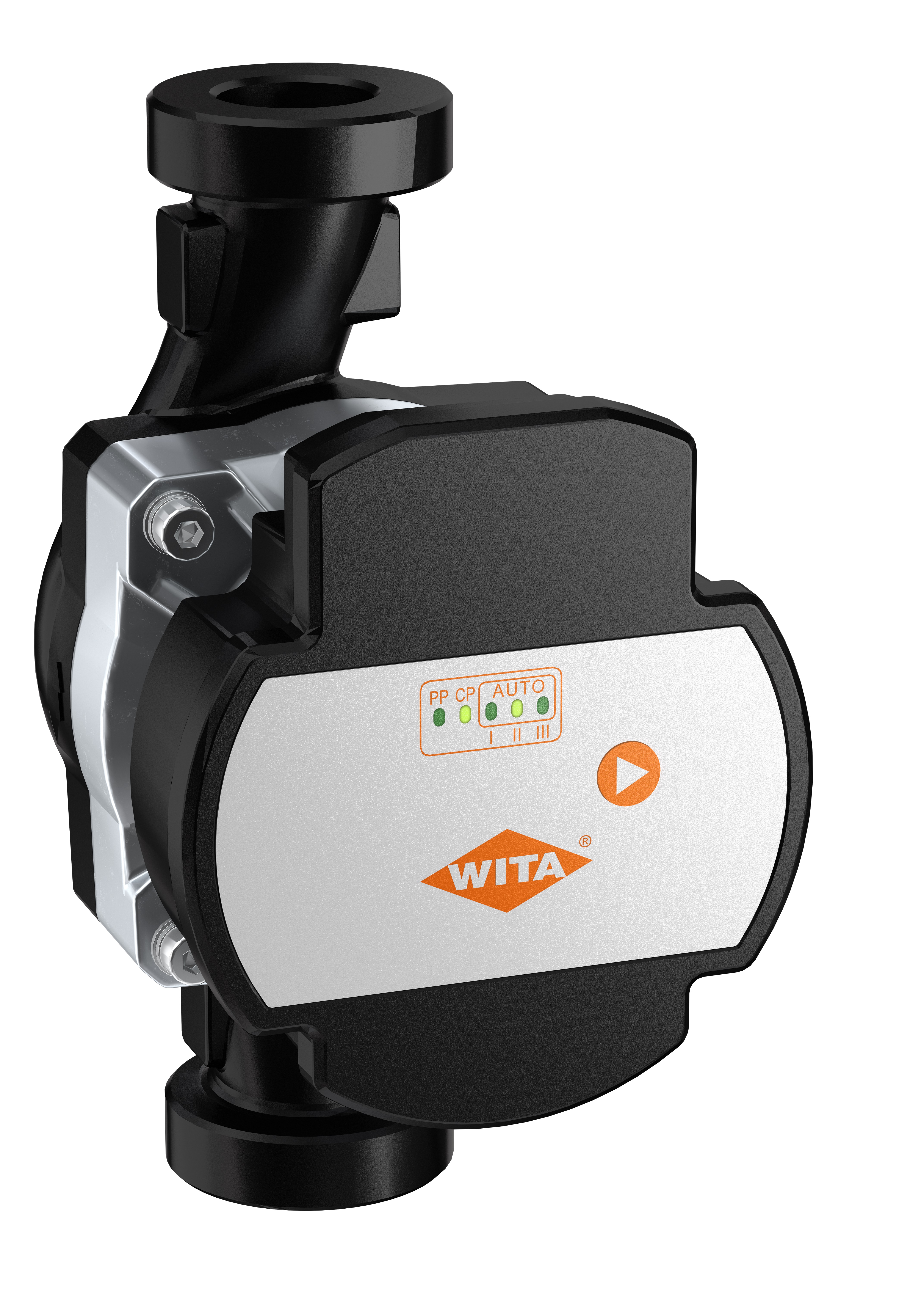 WITA Umwälzpumpe HE OEM4 80-25-180 PWM, 1 1/2" AG ( 180mm Baulänge ), inkl. je 2 Meter 230V-Kabel und PWM-Kabel, inkl. Isolierung