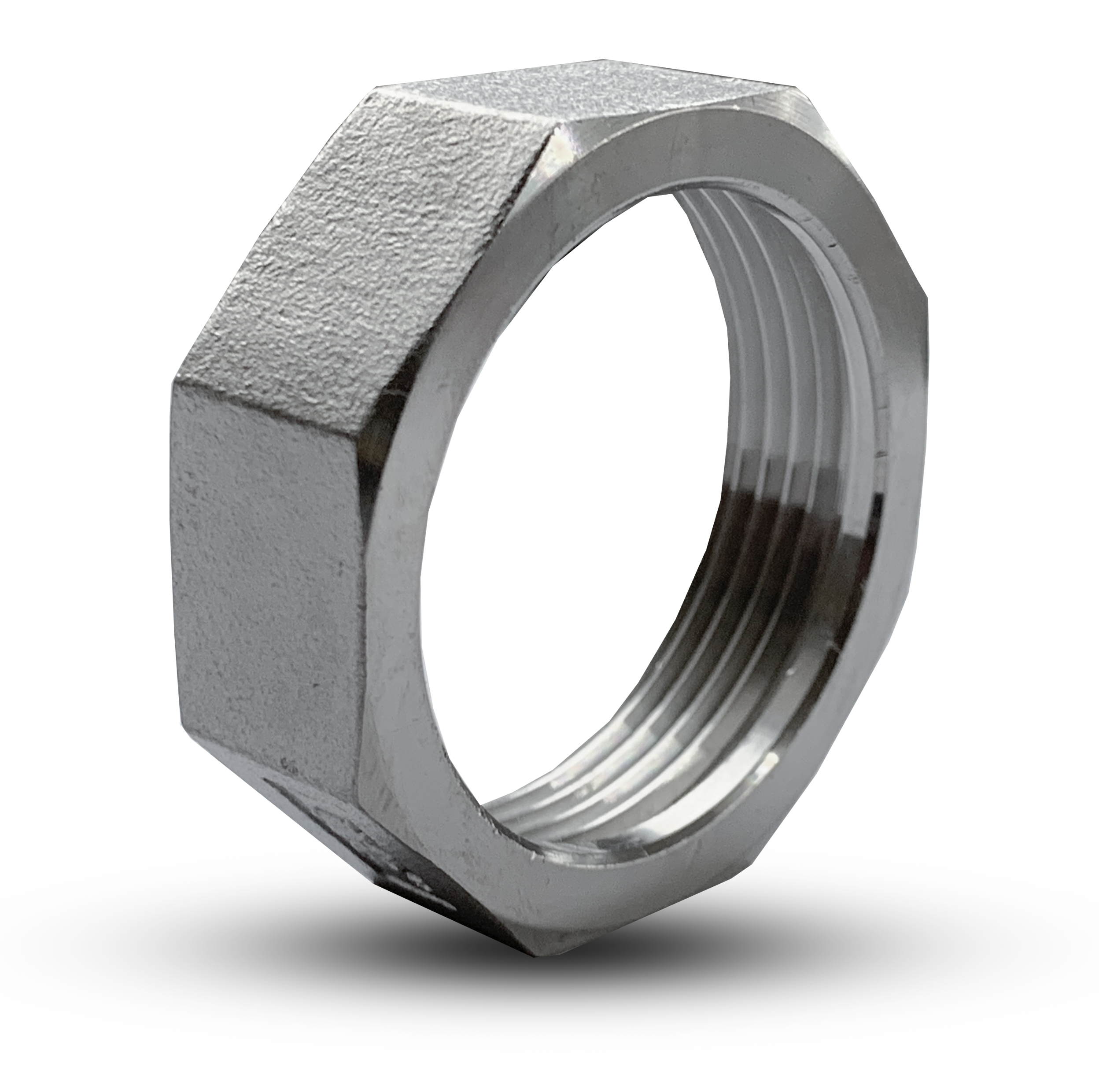 Edelstahl Überwurfmutter einzeln für Edelstahlwellrohr-Verschraubungsset DN 20, 1", Werkstoff 1.4408