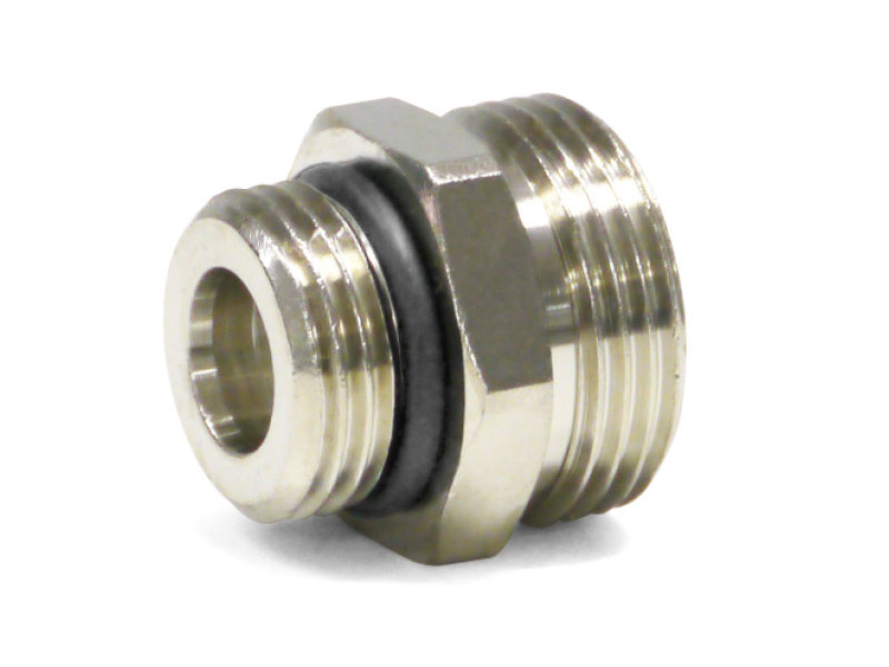Shopbild Messing Reduziernippel / Kupplung mit AG und O-Ring 1/2" x 3/4" Euro-Konus