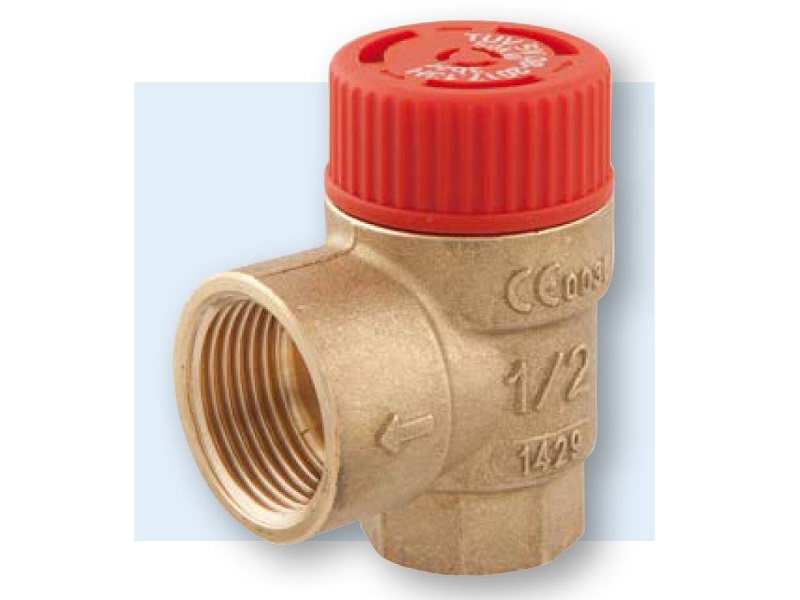 Afriso Sicherheitsventil für Heizungsanlagen 1/2" - 2,5 bar
