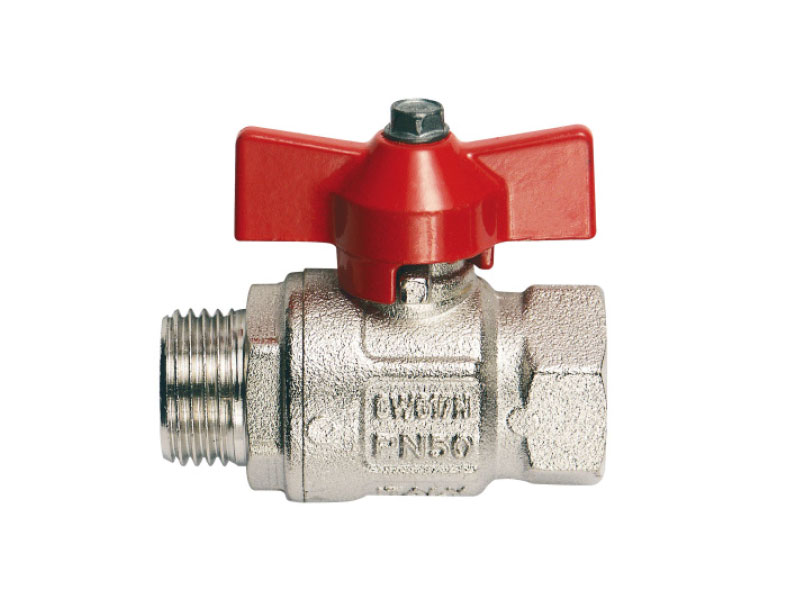 Kugelhahn mit Flügelgriff 3/4'' IG x AG für Heizung