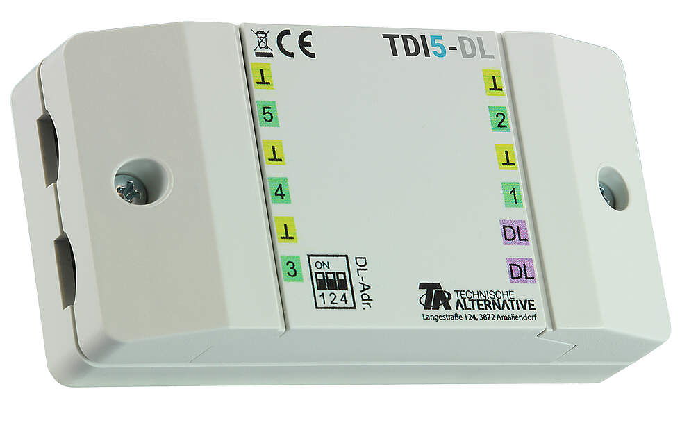Technische Alternative DL-Erweiterungsmodul TDI5-DL für 5 Eingänge