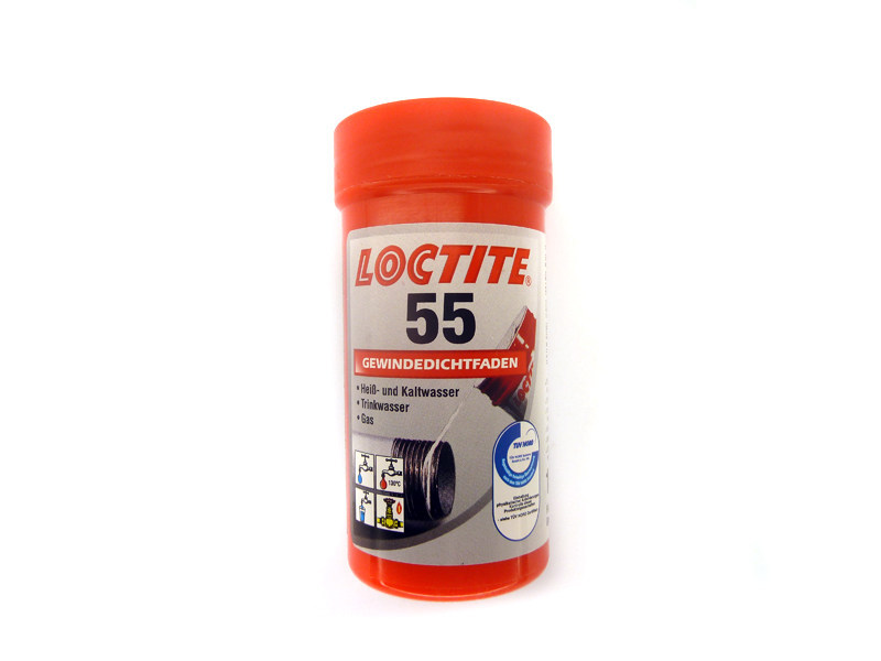 Shopbild LOCTITE Gewindedichtfaden 55 - bis Gewinde 4" - nichtaushärtend - DVGW-Zulassung - 160 m