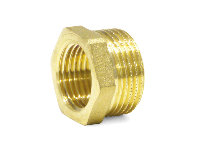 Messing Reduzierstück 3/4" AG x 1/2" IG