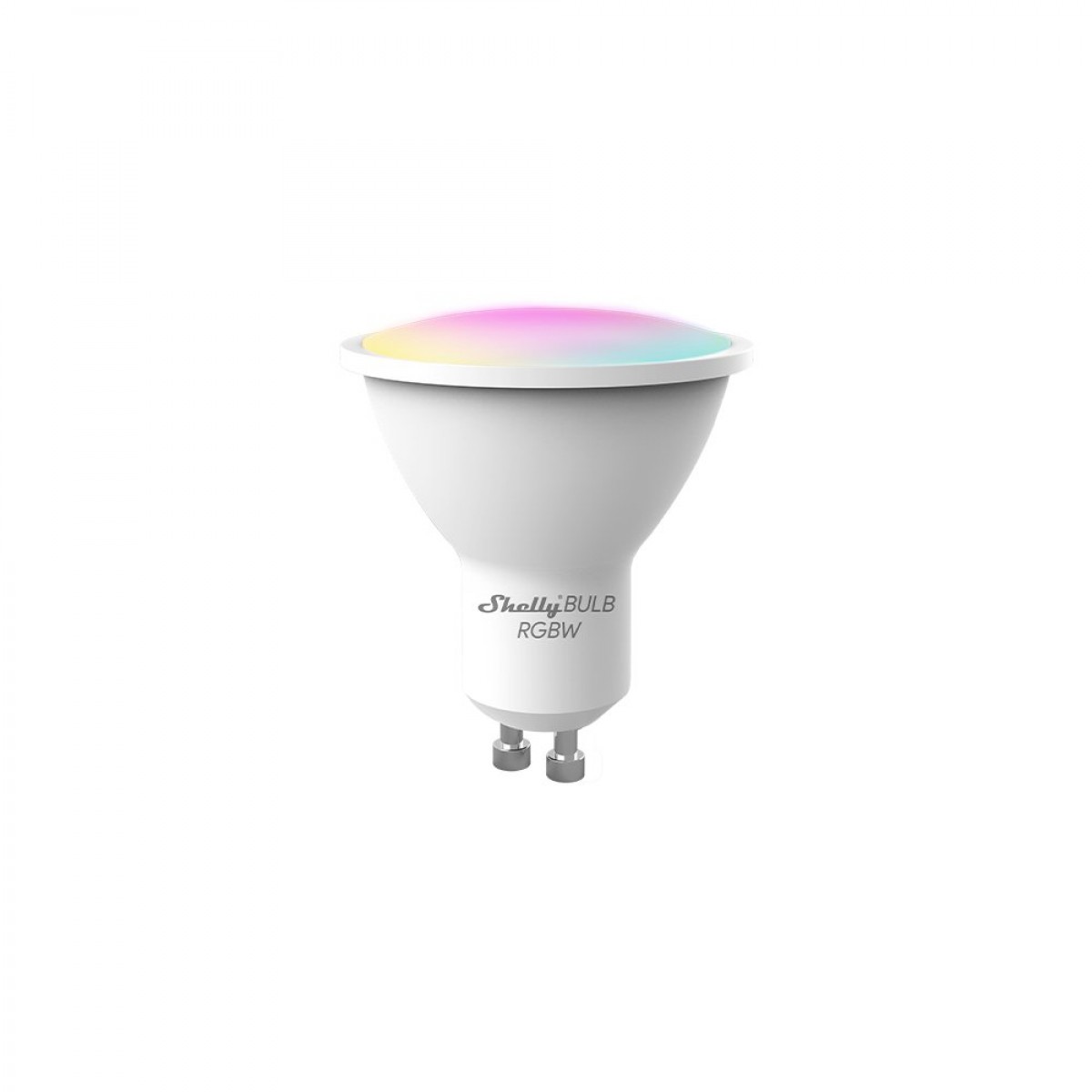 Shelly Duo WLAN LED Lampe, RGBW, dimmbar, GU10 Sockel, 5 Watt, RGB + weiß 4.000 K