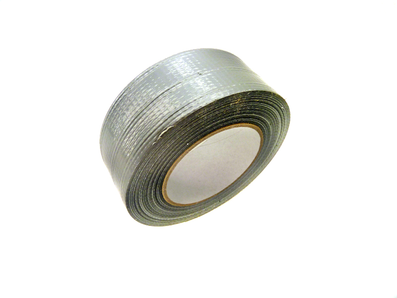 1 Rolle Gewebeklebeband - Breite 50 mm - Stärke 0.3 mm - Länge 50 m - Farbe silber
