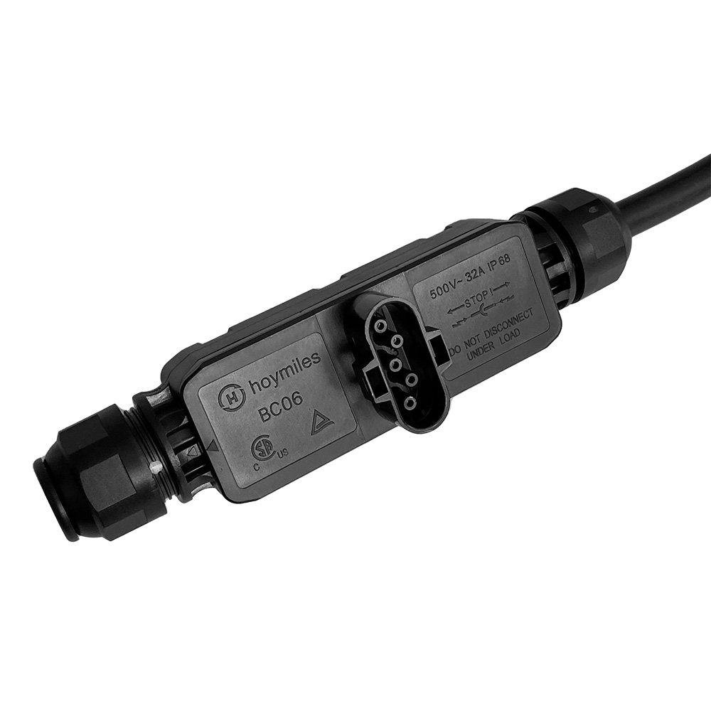 T-Knoten Set mit 3 m AC-Kabel für Hoymiles HMT-1800-6T + HMT-2250-6T Modulwechselrichter